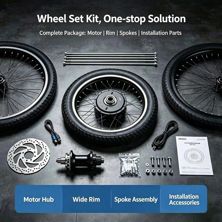 Fat Tire Spoke Hub Motor